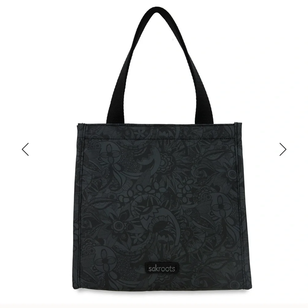 The Sak Sakroots On The Go Lunch Tote Bag Black Spirit Desert - Picture 6 of 8